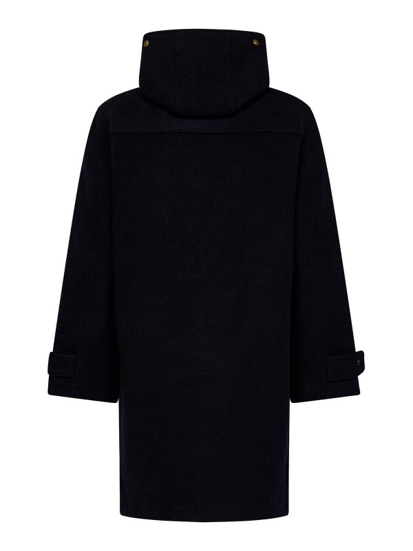 Polo Ralph Lauren Navy Blue Wool Twill Duffle Coat|710938584001