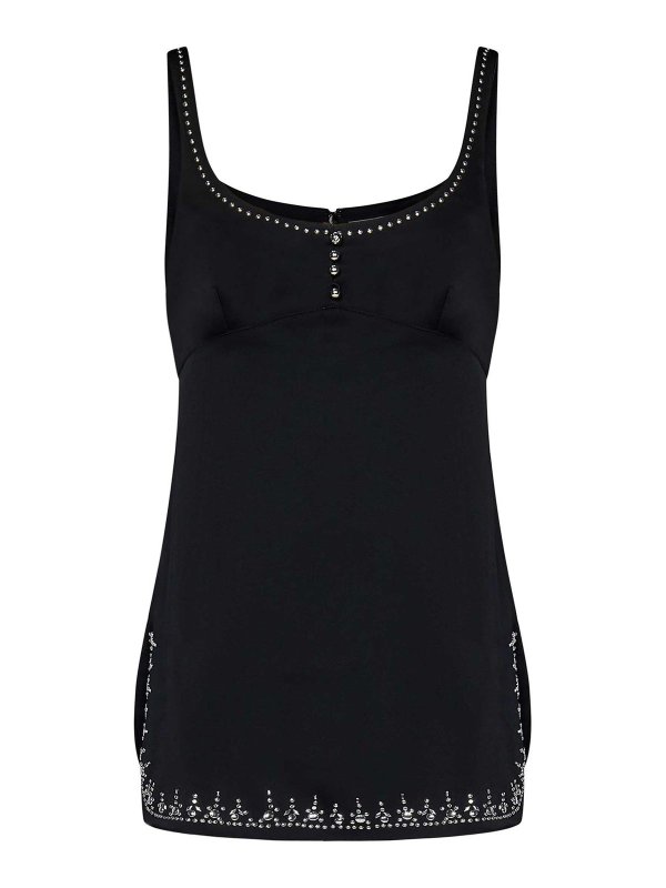 RABANNE: トップス＆タンクトップ - トップ/タンクトップ - 黒