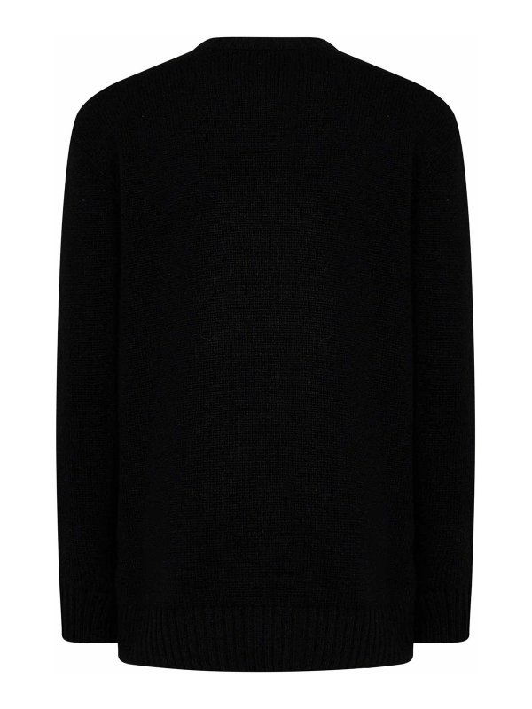 RALPH LAUREN: crew necks online - Cashmere Trench Polo Bear Crewneck Sweater