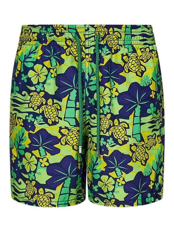 VILEBREQUIN: Trousers Shorts - Moorea Monoi Turtles Swim Shorts