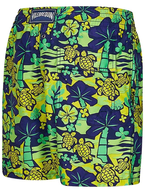The Best Shops VILEBREQUIN: Trousers Shorts - Moorea Monoi Turtles Swim Shorts