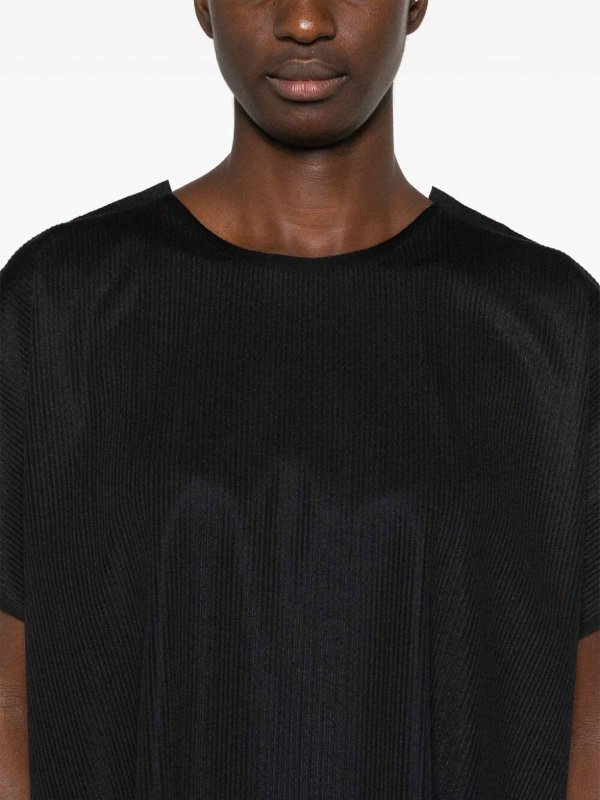 Chemise - Noir shop online: PLEATS PLEASE ISSEY MIYAKE