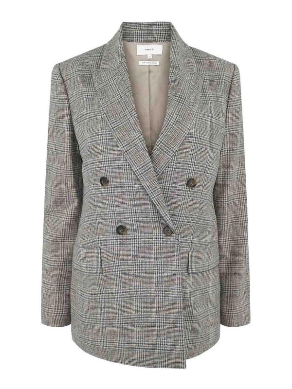 VINCE: Vestes de costume - Blazer - Gris