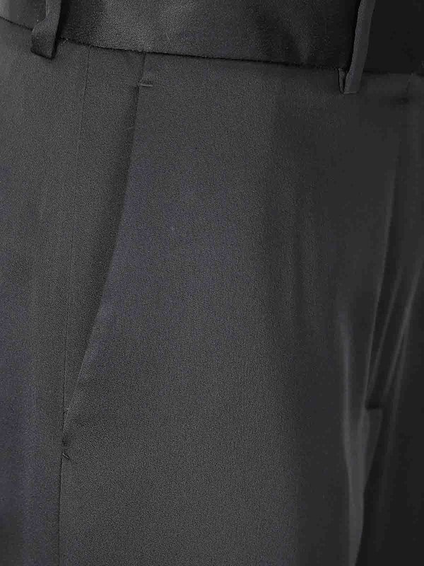 The Best Shops LANVIN: Trousers Shorts - Wide Leg Pants