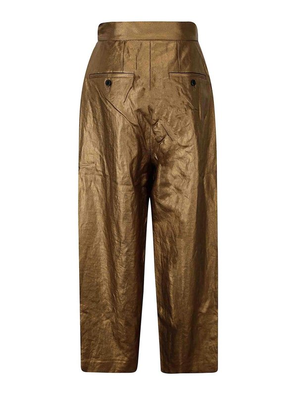 UMA WANG: トラウザーショーツ online - ショートパンツ - 金