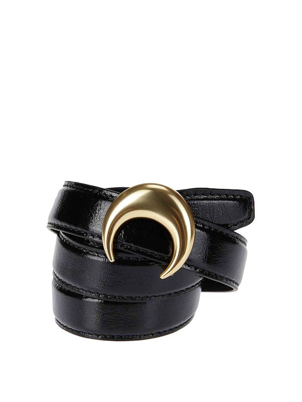 MARINE SERRE: ベルト - ベルト - 黒