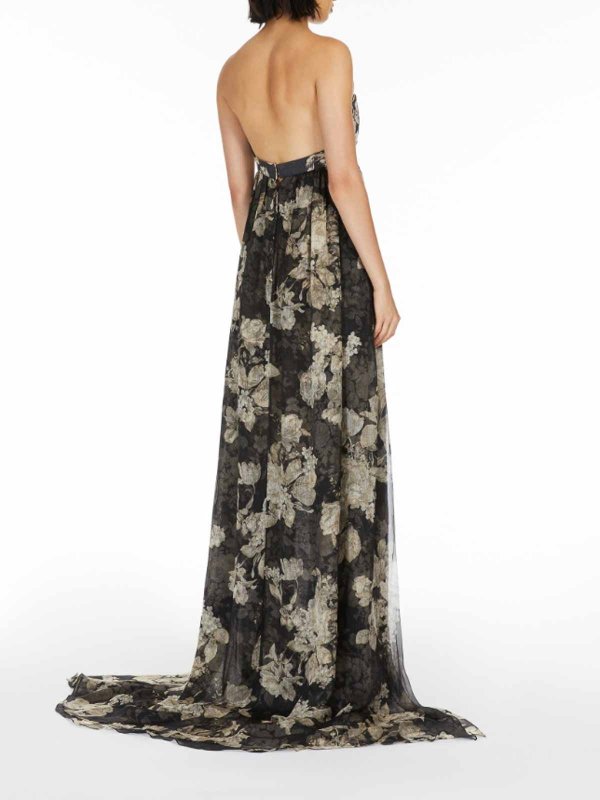 マキシドレス - 黒 shop online: Max Mara