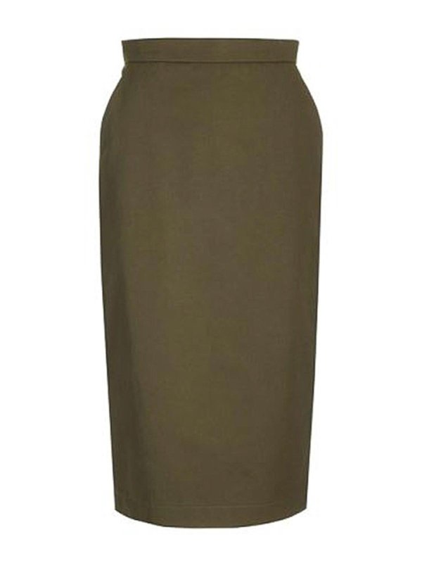 Max Mara: ニーレングススカート＆ミディ丈 - 膝丈/ミディスカート - 緑