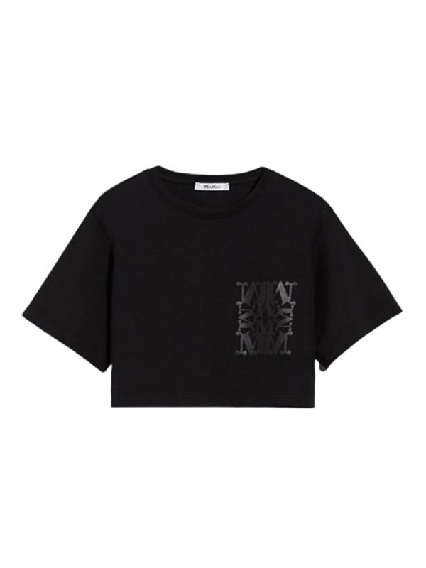 Max Mara: Camisetas - Camiseta - Negro