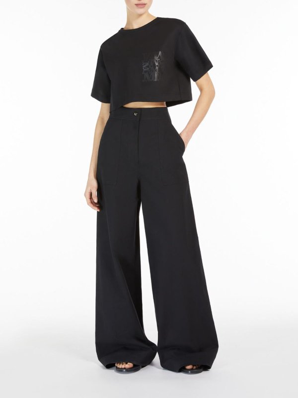 Max Mara: Camisetas online - Camiseta - Negro