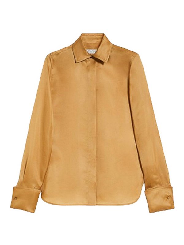 Max Mara: Hemden - Hemd - Braun