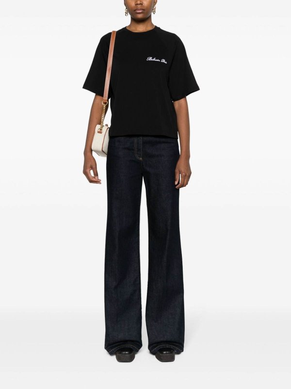 Balmain: Camisetas online - Camiseta - Negro