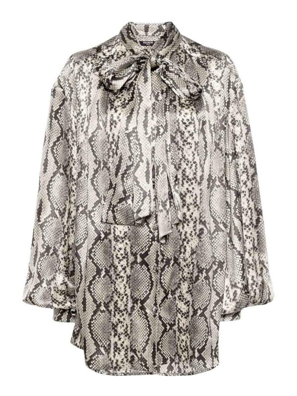 Balmain: Camisas - Camisa - Verde Oscuro