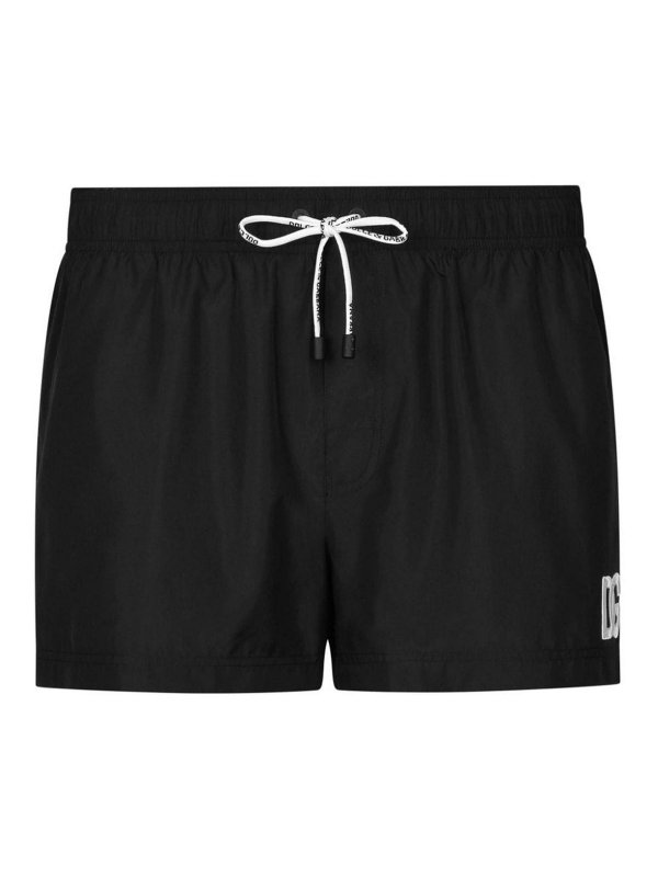 DOLCE & GABBANA: 水着 - スイムショーツ/スイムトランクス - 黒