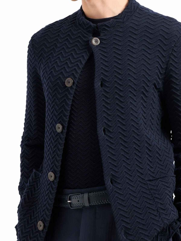 ブレザー - ブルー shop online: GIORGIO ARMANI