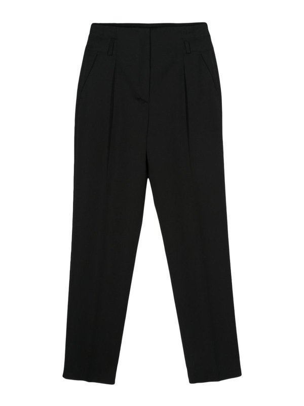 Max Mara: Pantalones casual - Pantalón Casual - Negro