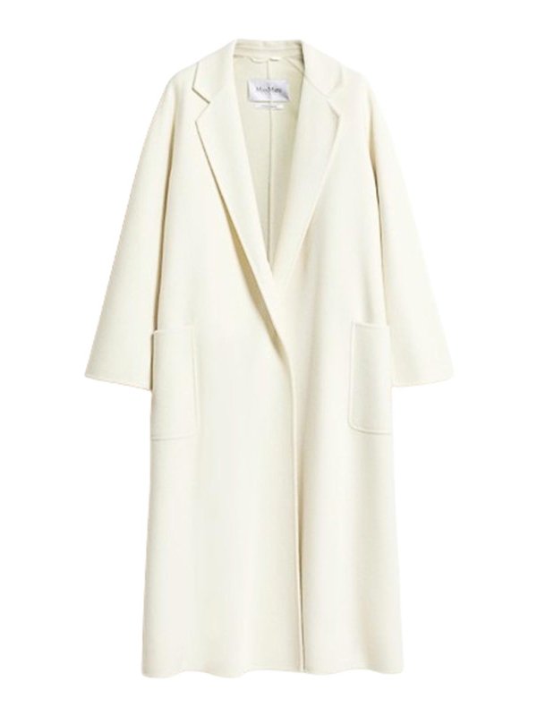 Max Mara: Kurze Mäntel - Kurzer Mantel - Weiß