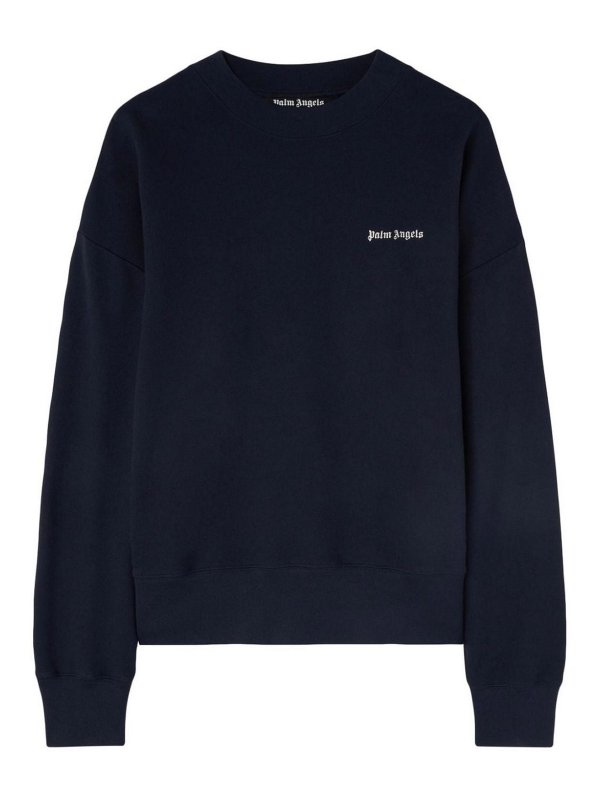 Palm Angels: Sweatshirts & Sweaters - Sweatshirt With Printed Logo