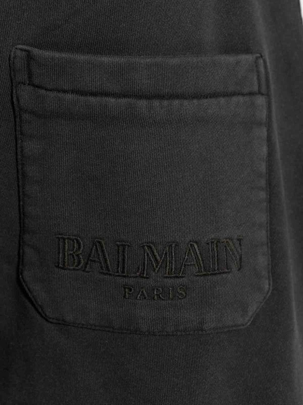 Balmain buy online Logo Embroided Track Shorts