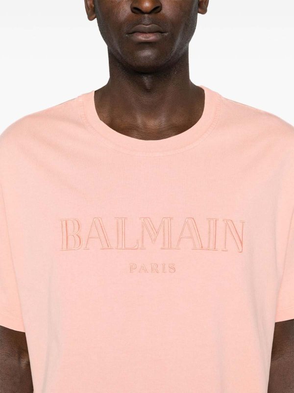 Logo Print T-Shirt shop online: Balmain