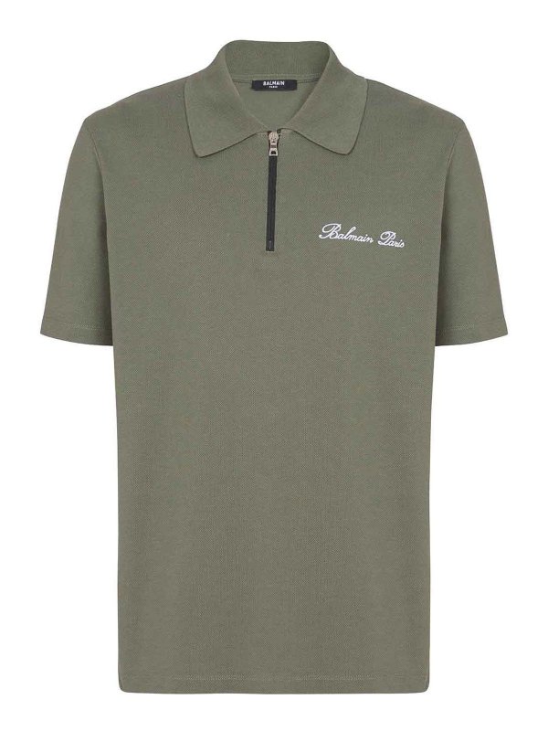 Balmain: Camisetas - Camiseta - Marrón Claro