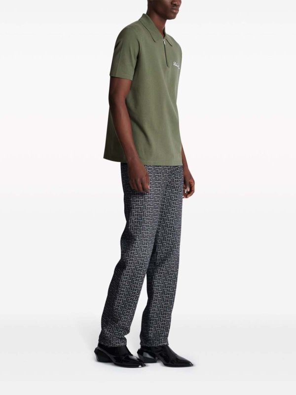 Balmain: Camisetas online - Camiseta - Marrón Claro