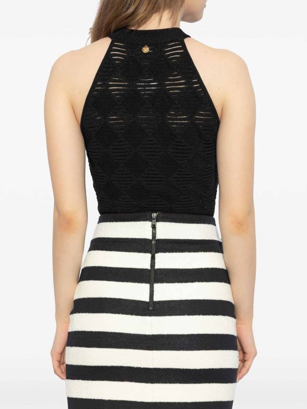 Balmain buy online Top - Schwarz
