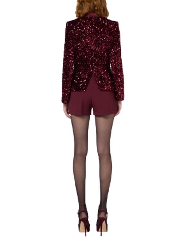 カジュアルジャケット - 赤 shop online: ELISABETTA FRANCHI