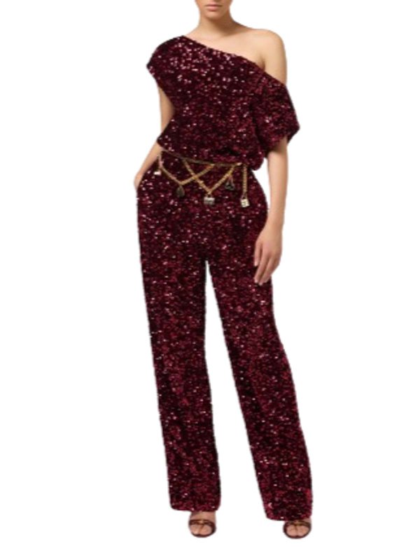 ELISABETTA FRANCHI: Jumpsuits online - Jumpsuit - Rot