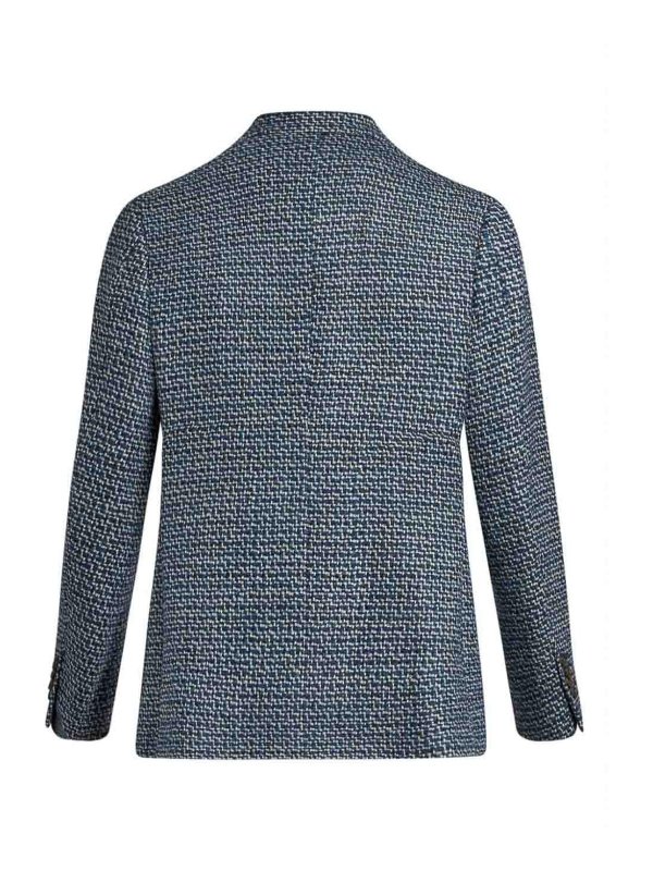 ETRO: casual jackets online - Single-Breasted Wool Jacket