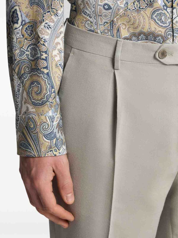 Stretch Jacquard Trousers shop online: ETRO