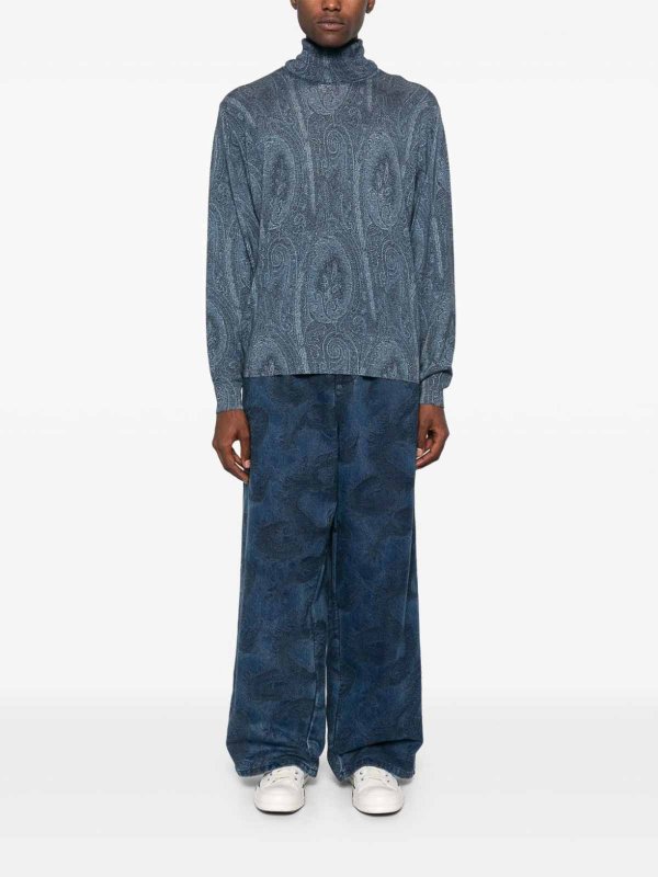 ETRO buy online Pull Col Rond - Bleu