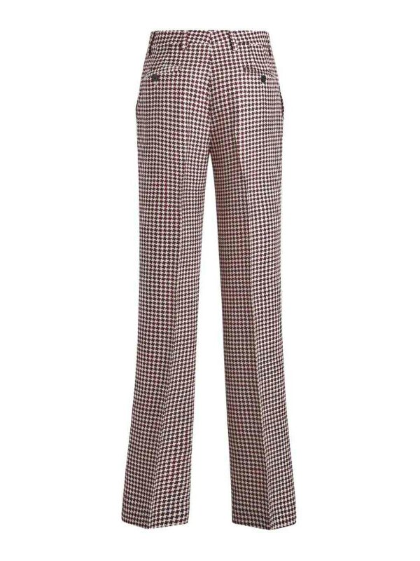 ETRO: casual trousers online - Houndstooth Patterned Trousers
