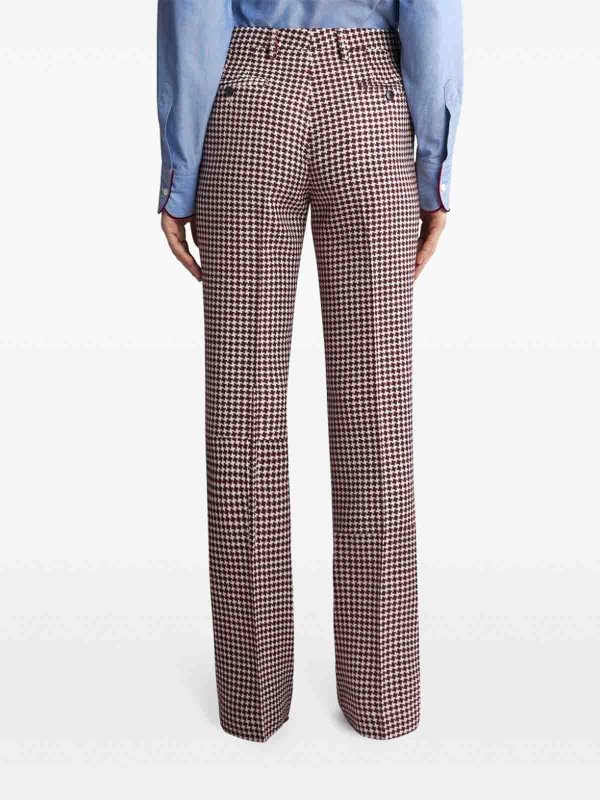 ETRO buy online Houndstooth Patterned Trousers