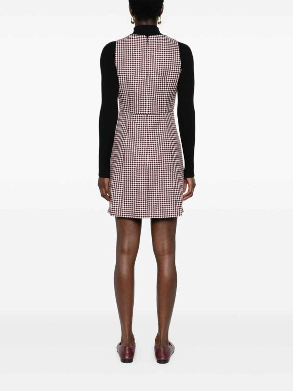 Kurzes Kleid - Dunkelrot shop online: ETRO