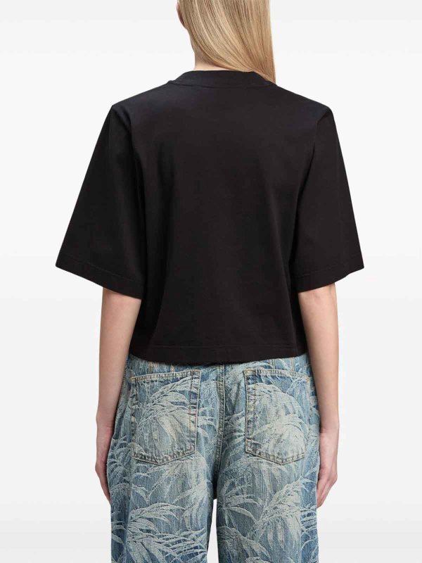 The Best Shops Palm Angels: T-Shirt - Noir
