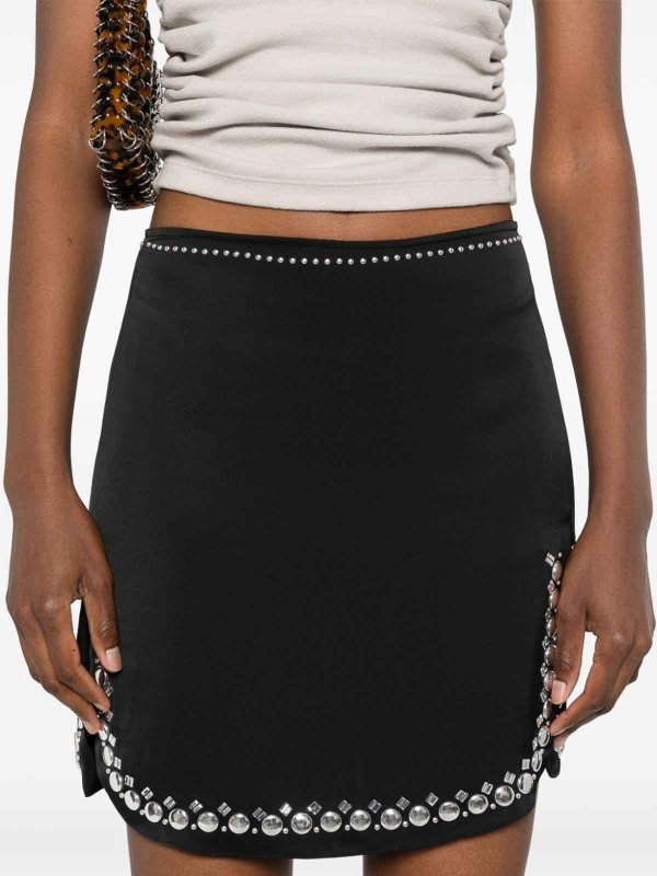 Jupe Midi - Noir shop online: RABANNE