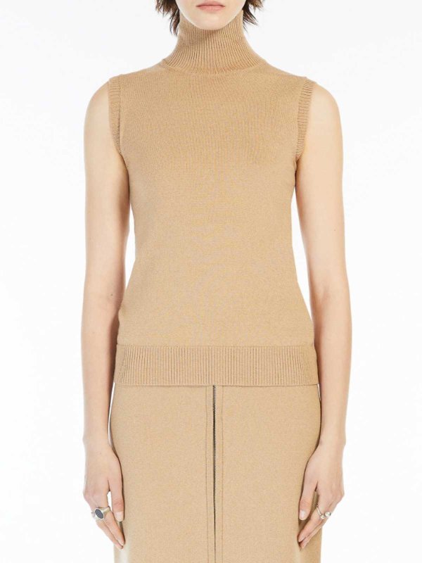 The Best Shops SPORTMAX: タートルネック - タートルネック/ポロネック - キャメル