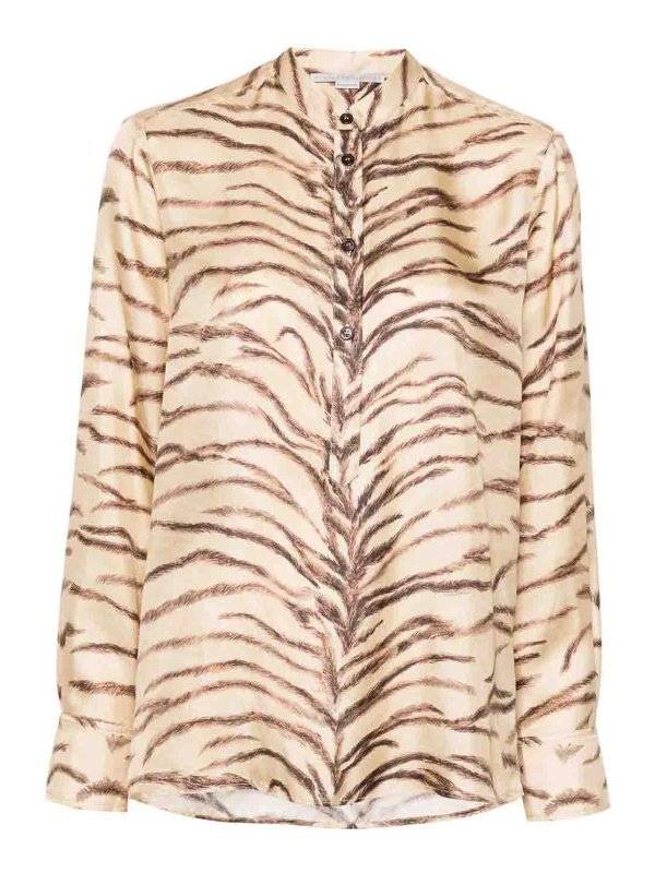 STELLA McCARTNEY: shirts - Shirt With Tiger Print