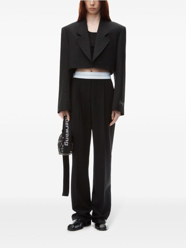 ALEXANDER WANG: casual trousers online - Long Pants With Logo Band