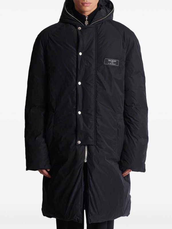 Piumino lungo Label shop online: Balmain