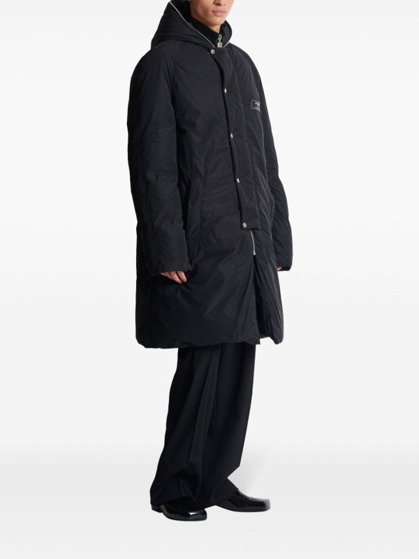 Balmain buy online Piumino lungo Label