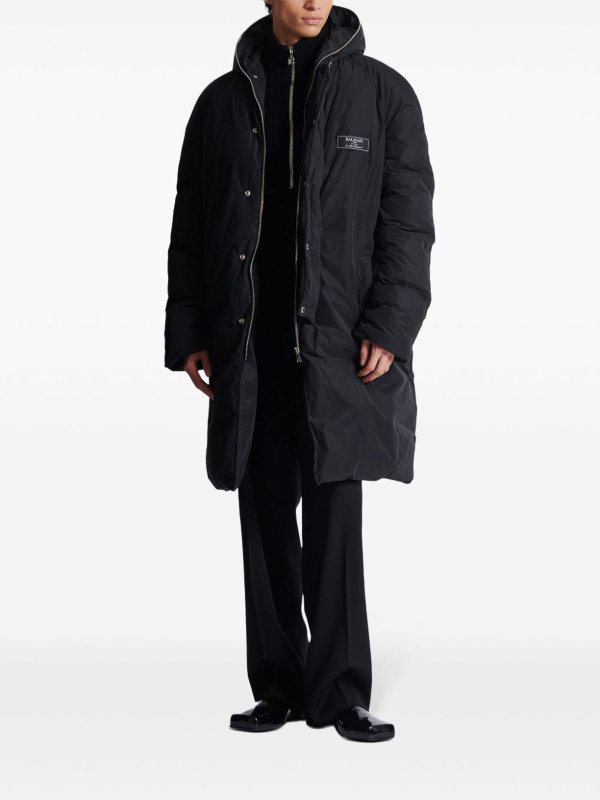 The Best Shops Balmain: Piumino lungo Label