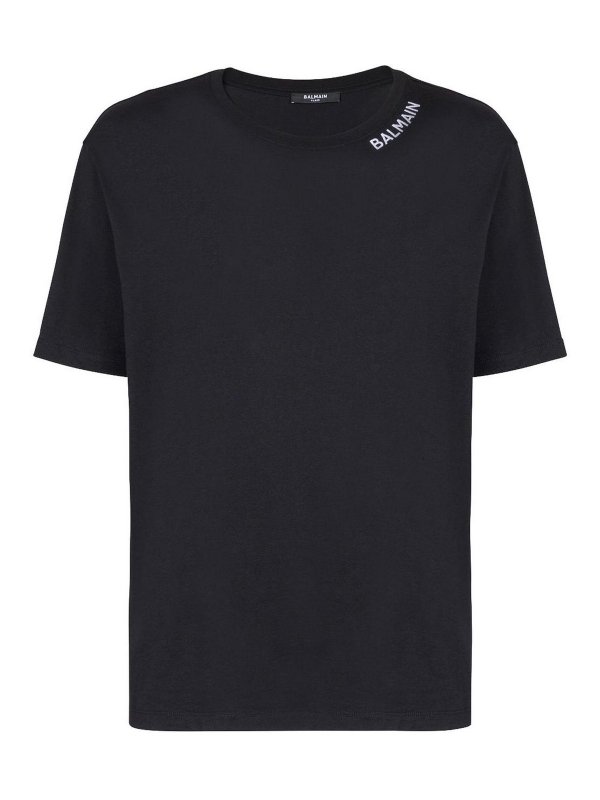Balmain: Camisetas - Camiseta - Negro