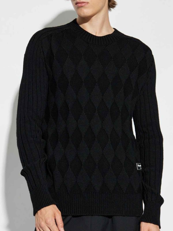 The Best Shops Balmain: クルーネック - クルーネック - 黒