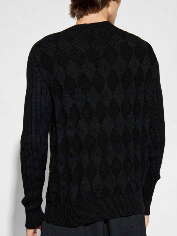 クルーネック - 黒 shop online: Balmain