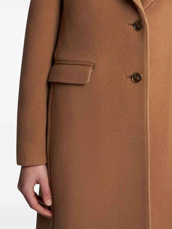 Coat With Engraved Logo shop online: ETRO