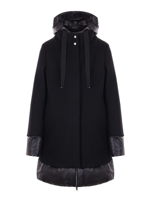 HERNO: casual jackets - Jacket With Nylon Inserts