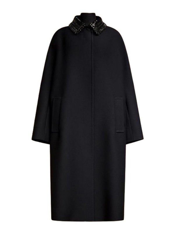 Max Mara: ショートコート - ショートコート - 黒