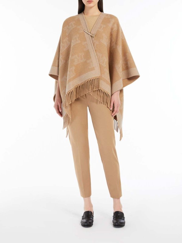 Max Mara: ケープ＆ポンチョ online - ケープ/ポンチョ - キャメル